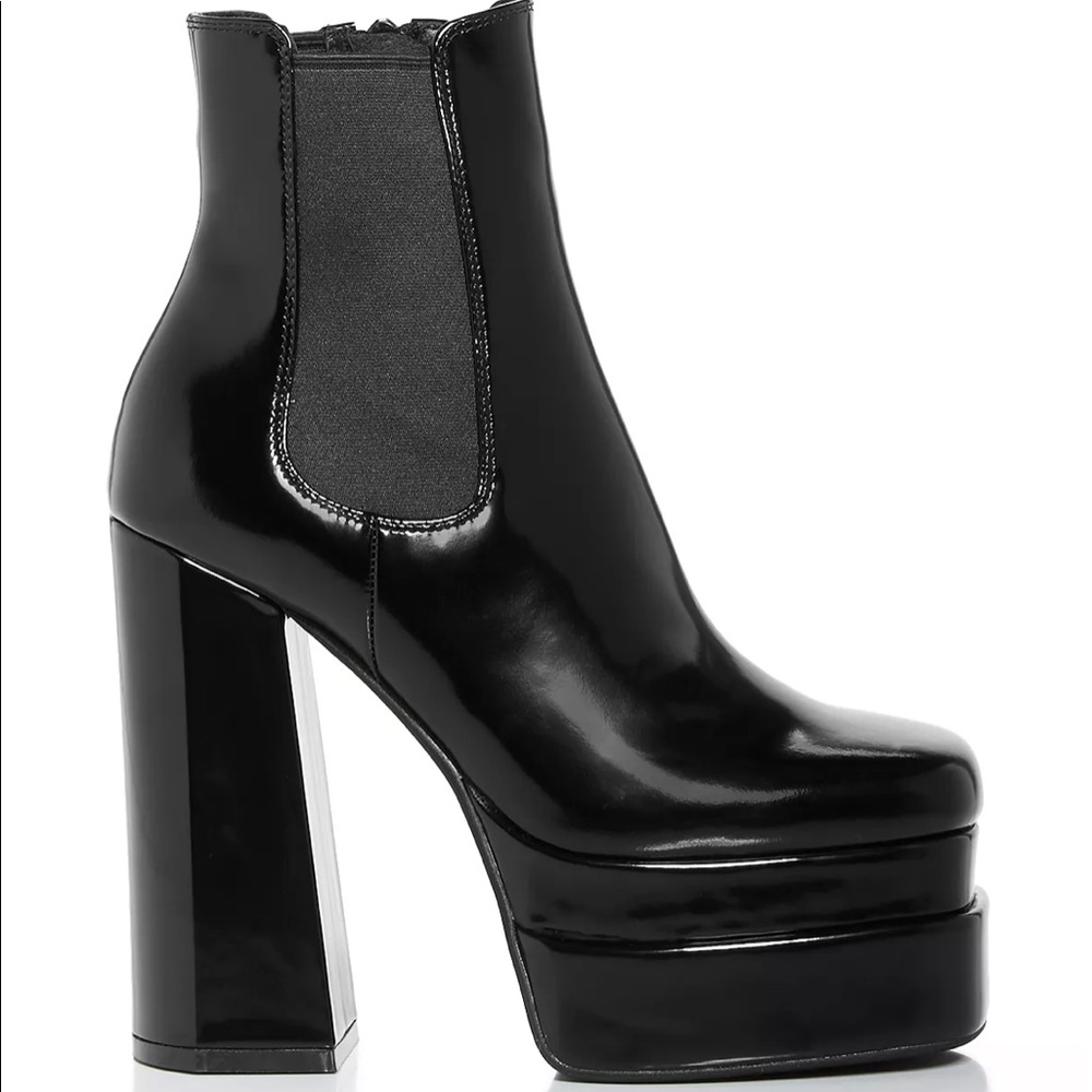 Women’s Black Platform Chelsea Boot